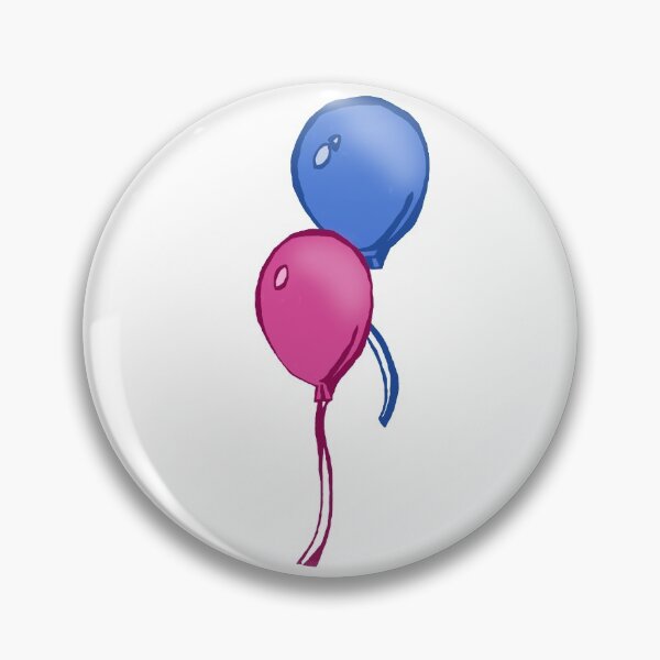 Item preview, Balloons Dusty Rose and Cornflower Blue designed and sold by IgniteWithin.