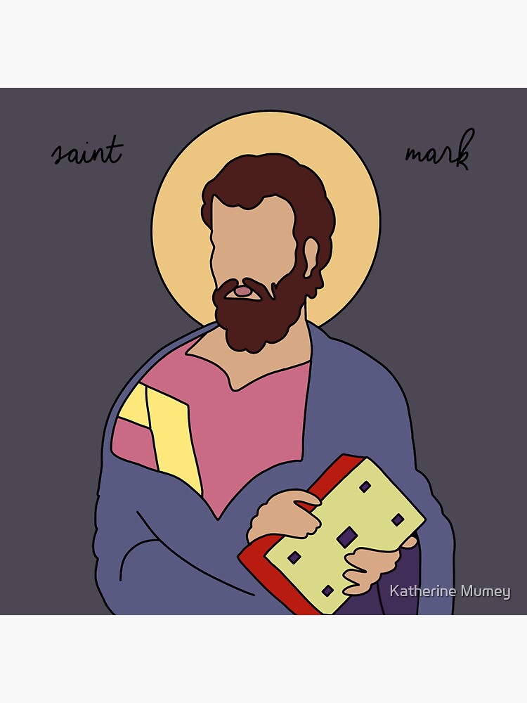 “Saint Mark” Sticker by Katemumey | Redbubble