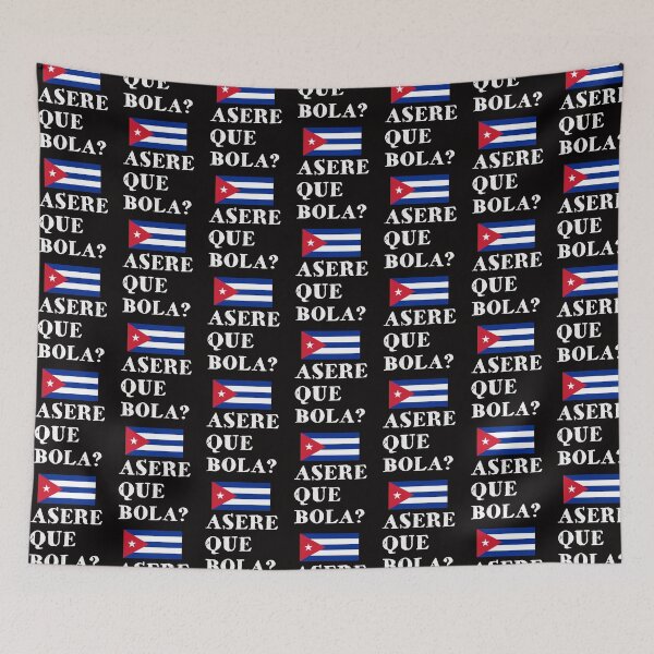 Item preview, Asere Que Bola Cuban Flag designed and sold by Rustic Valley Studio.