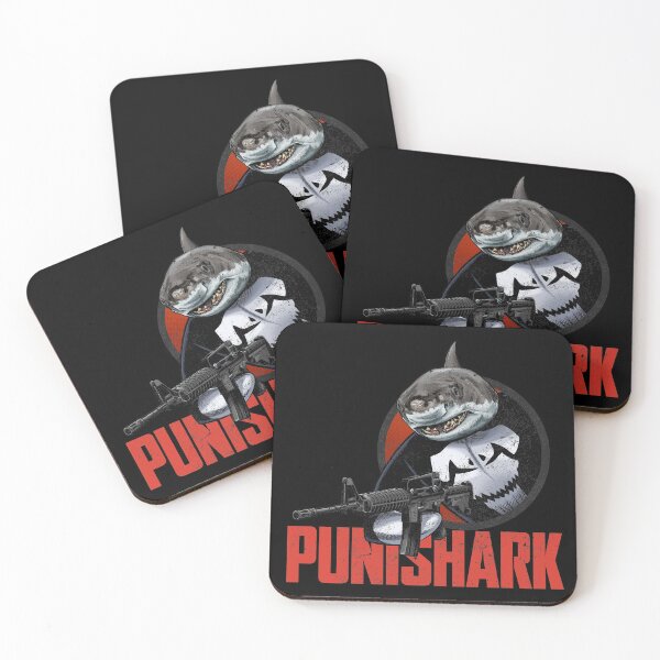 Item preview, Punishark - red designed and sold by 13thFloorDesign.