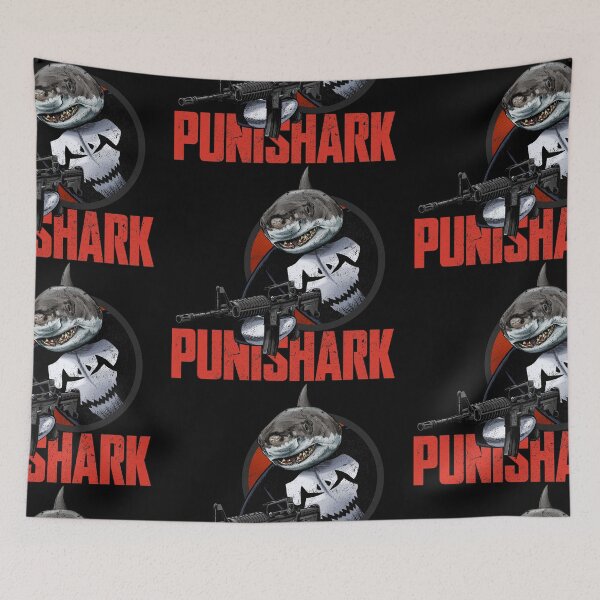 Item preview, Punishark - red designed and sold by 13thFloorDesign.