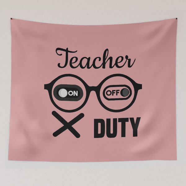 Item preview, Teacher off Duty , Funny Teacher , Gift for Teacher  designed and sold by Naufaal.