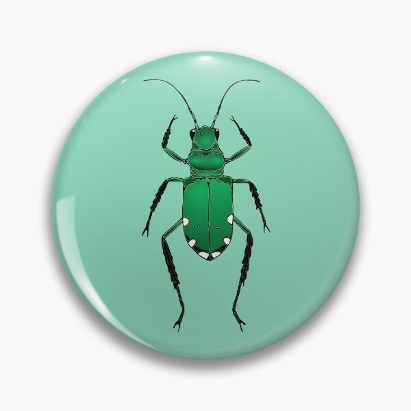Item preview, Six-spotted Tiger Beetle designed and sold by CreativeCorvid.