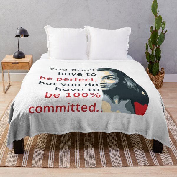 Item preview, Alexandria Ocasio Cortez (AOC) Quote: You Don't Have to Be Perfect designed and sold by friendlyspoon.