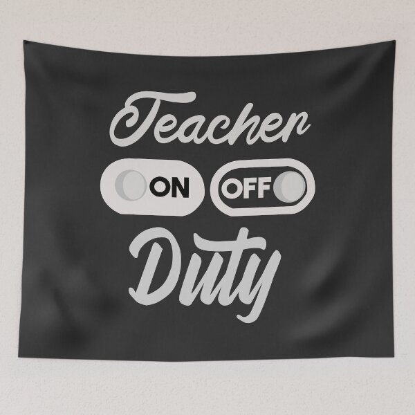 Item preview, Teacher off Duty , Funny Teacher , Gift for Teacher  designed and sold by Naufaal.