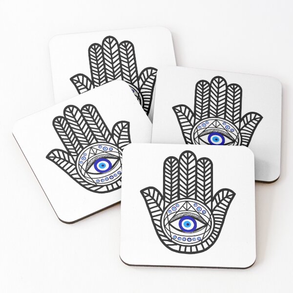 Item preview, Hamsa Hand Fatima Evil Eye designed and sold by Rustic Valley Studio.