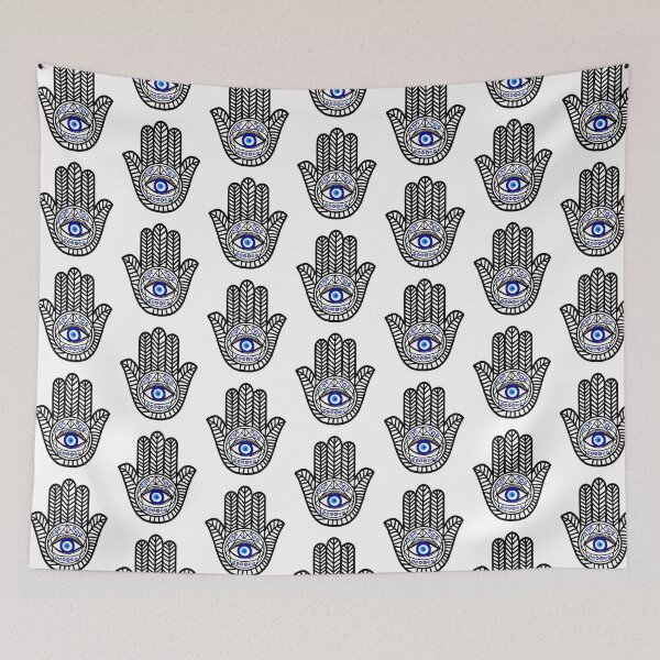 Item preview, Hamsa Hand Fatima Evil Eye designed and sold by Rustic Valley Studio.