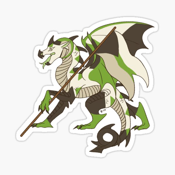 Demiromantic Pride Flag Dragon (4th Edition) Sticker