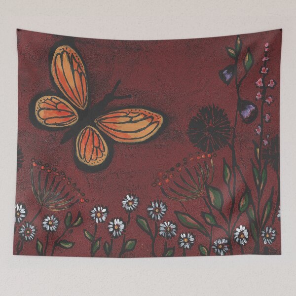 Item preview, Butterfly and Flowers 1 designed and sold by Jan Palmer.