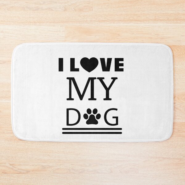 Item preview, I Love My Dog designed and sold by Khalmer ⭐⭐⭐⭐⭐.