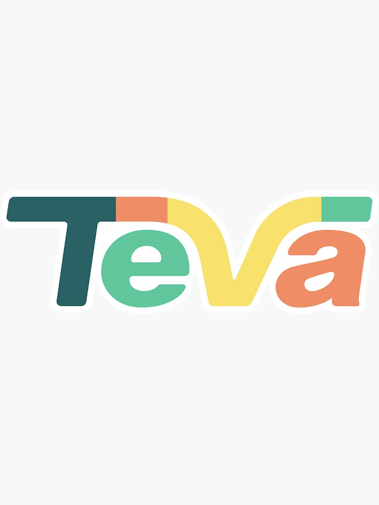 beskydning Dwelling Glat Teva" Sticker for Sale by raevend | Redbubble