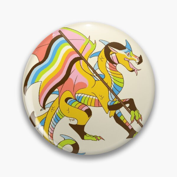 Item preview, Queer Pride Flag Dragon (4th Edition) designed and sold by Art of Keymintt.