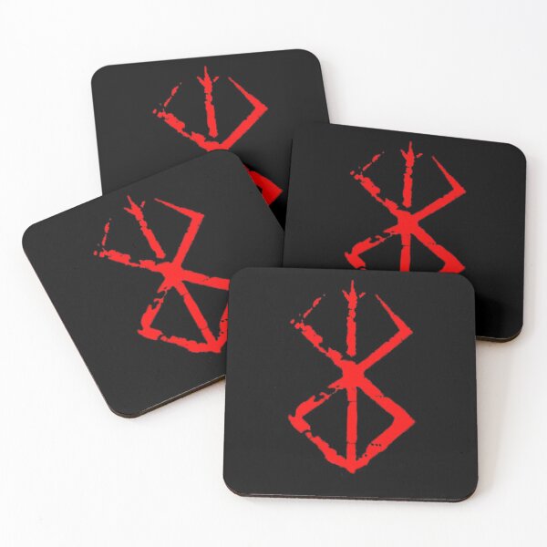 Berserk Brand of Sacrifice Coasters (Set of 4)