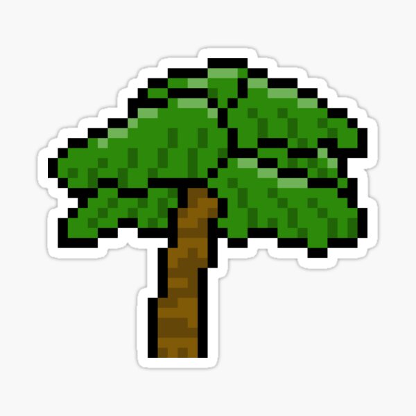 64x64 Vibey Island Palm Tree Sticker for Sale by Ben Foltz