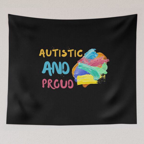 Item preview, Proud Autistic Shirt Quote Cute Funny Shirt Disability Awareness Love Hope Encouragement Autistic Adhd Aspergers Down Syndrome Cute Funny Motivational Inspirational Gift Idea designed and sold by EpsilonEridani.