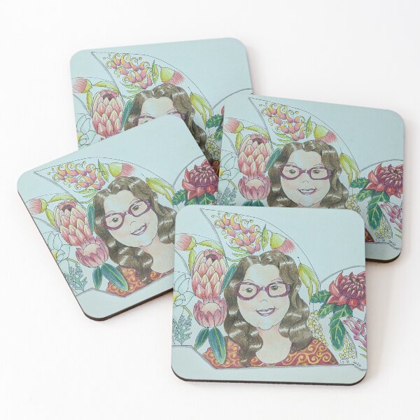 Item preview, Opera House and Botanicals with sytlised portrait designed and sold by JennideeMills.