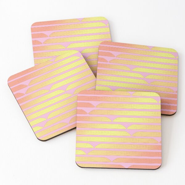 Item preview, Bullet Train Print | Gold and Pink designed and sold by bougierobot.
