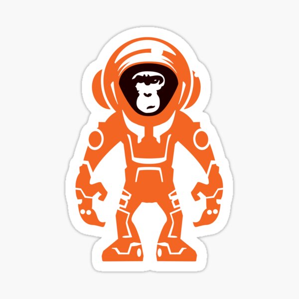 Monkey Crisis On Mars Sticker