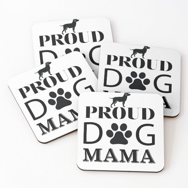 Item preview, Proud Dog Mama designed and sold by Khalmer ⭐⭐⭐⭐⭐.