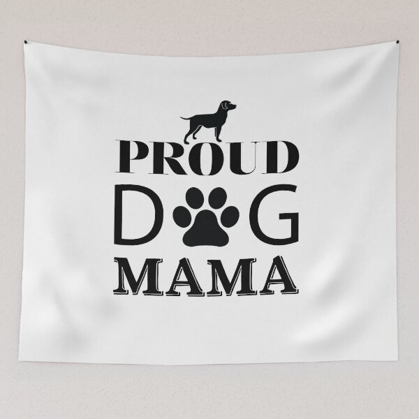 Item preview, Proud Dog Mama designed and sold by Khalmer ⭐⭐⭐⭐⭐.