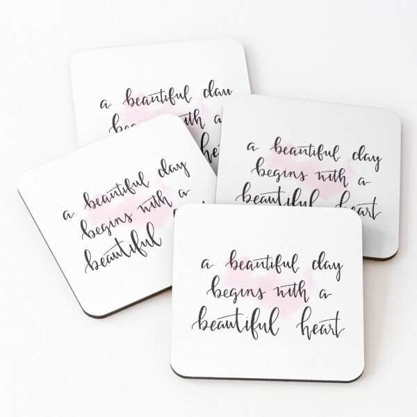 Item preview, A Beautiful Day Begins With A Beautiful Heart designed and sold by EmilyN99.