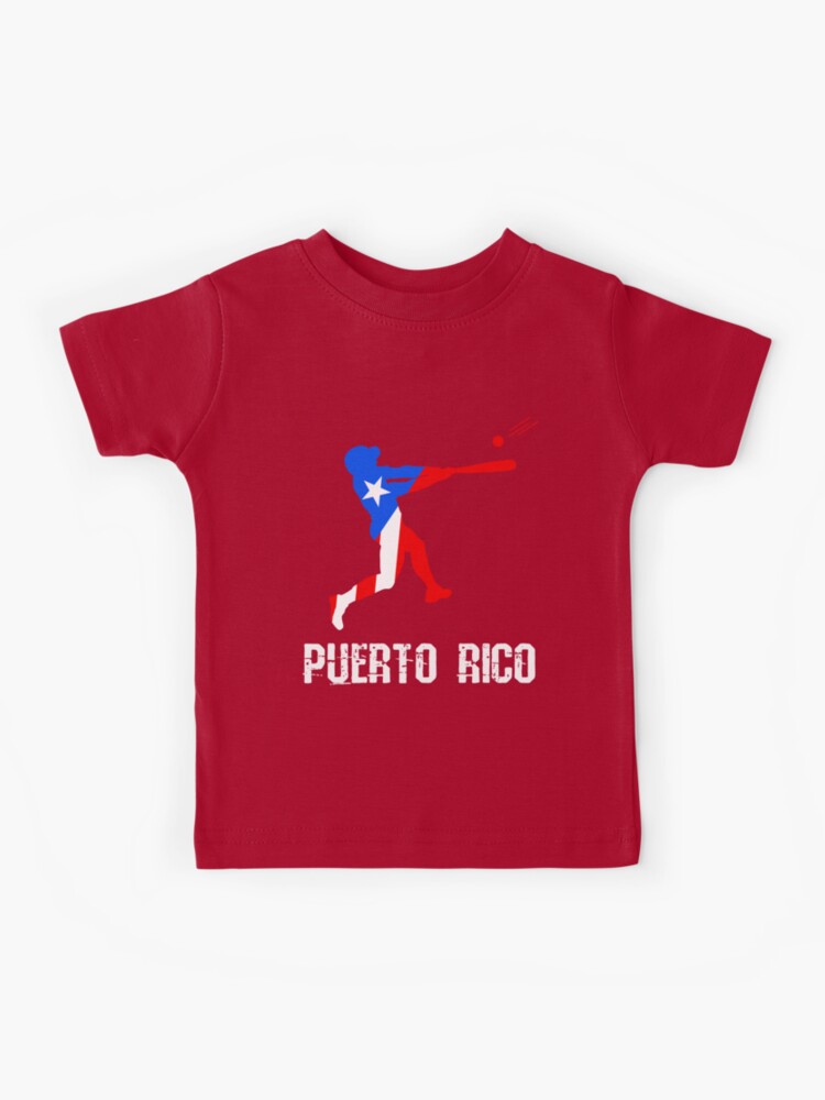 Pixels Puerto Rico Baseball Proud Boricua Flag T-Shirt by Mister Tee