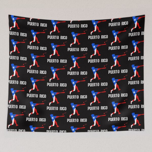 Item preview, Puerto Rico Baseball flag Boricua designed and sold by Rustic Valley Studio.