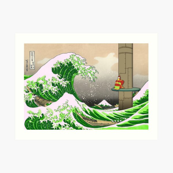 Great Wave of Real Acid Art Print