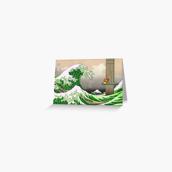 Item preview, Great Wave of Real Acid designed and sold by fineartsimpsons.