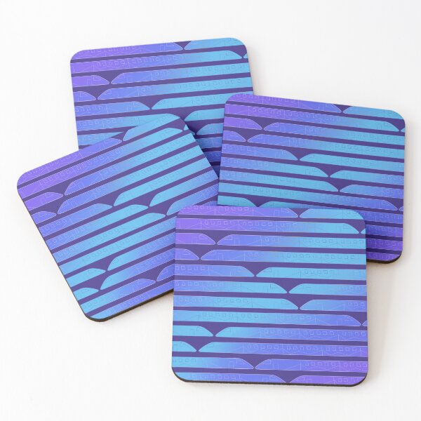 Item preview, Bullet Train Print | Blue and Purple designed and sold by bougierobot.