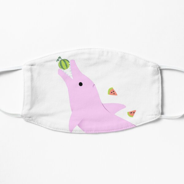 Download Pink Dolphin Face Masks Redbubble Yellowimages Mockups
