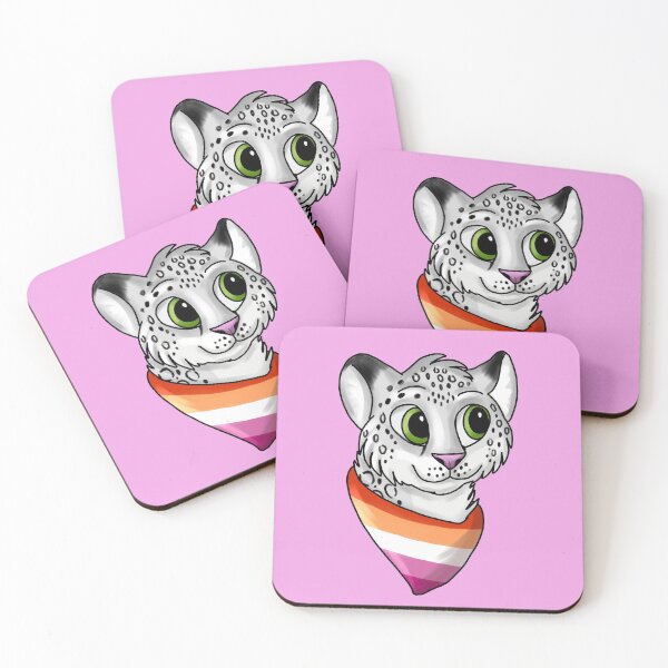 Item preview, Pride Snow Leopard - Lesbian designed and sold by TookFluff.
