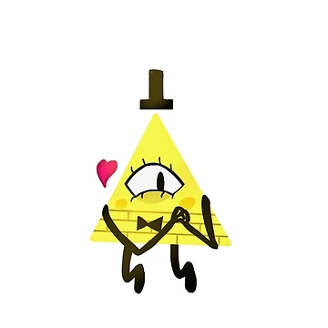 Artwork thumbnail, Bill Cipher - Sticker / Phone Case by Jerry Bellone