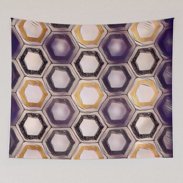 Aperçu de l'œuvre Couleurs hexagonales créée et vendue par Sihamedtaha.
