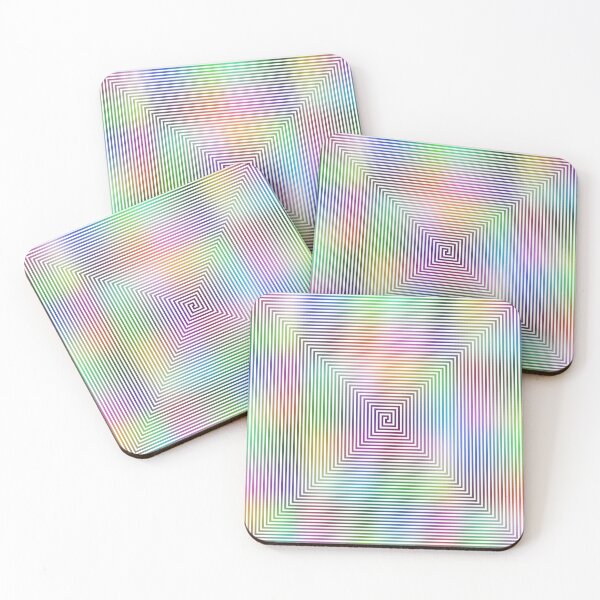 Colors, Graphic design, Field of study Coasters (Set of 4)