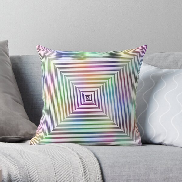 Colors, Graphic design, Field of study Throw Pillow
