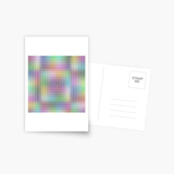 Colors, Graphic design, Field of study Postcard
