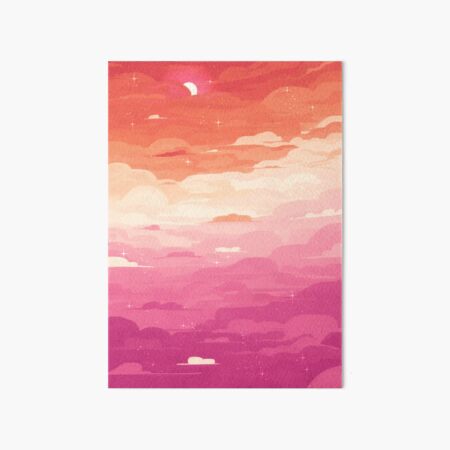Item preview, Pride Skies (Lesbian) designed and sold by Leo Rhoads.