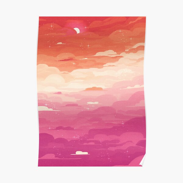 Pride Skies (Lesbisch) Poster