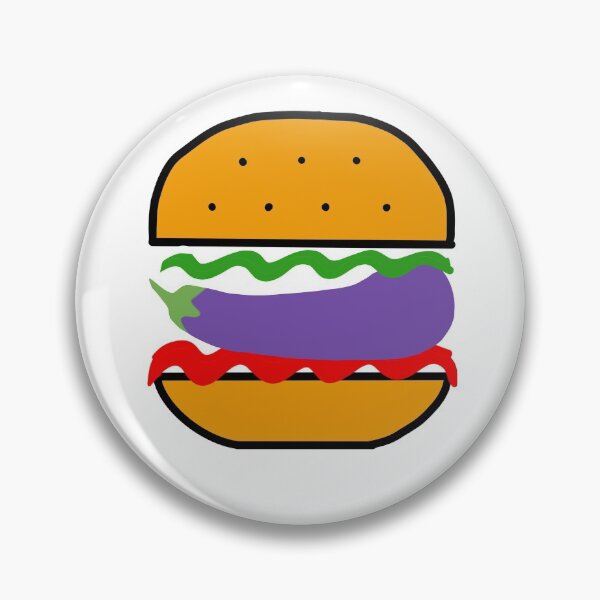 Item preview, eggplant Sandwich pan con pinga designed and sold by Rustic Valley Studio.