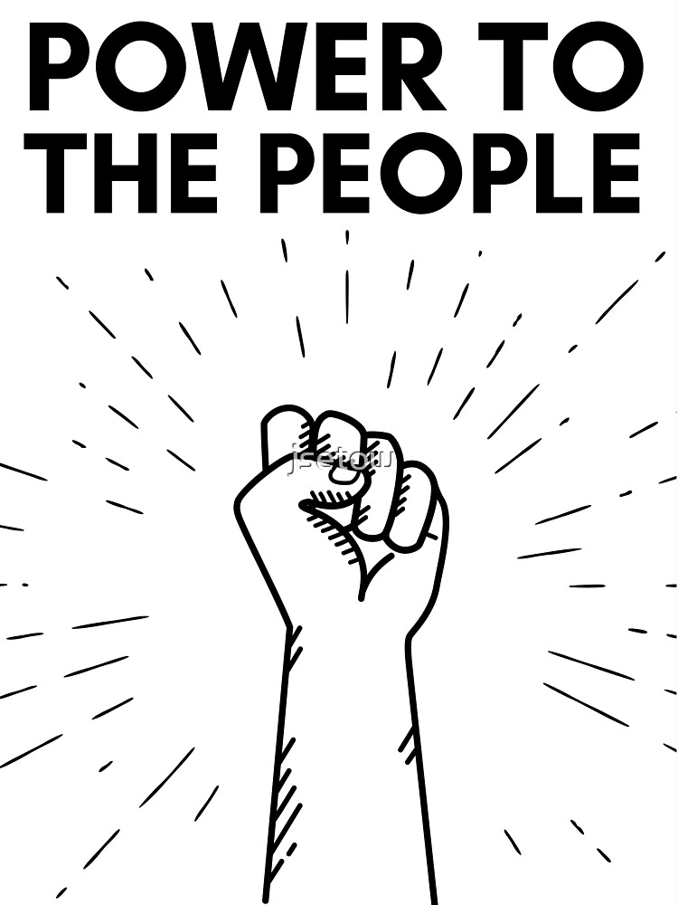 power to the people.