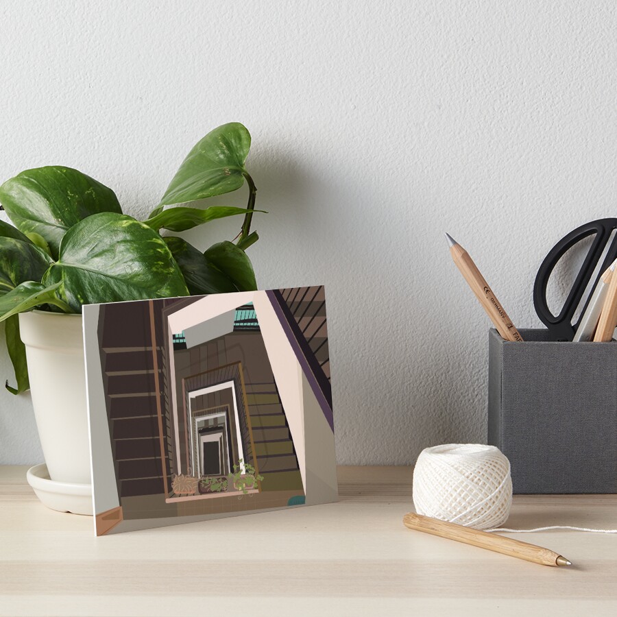 Staircase Art Board Print