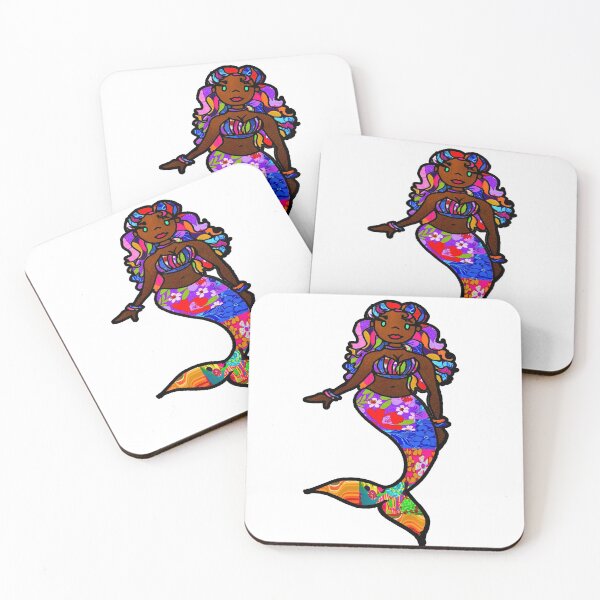 Item preview, Rainbow Chocolate Mermaid designed and sold by artbyomega.