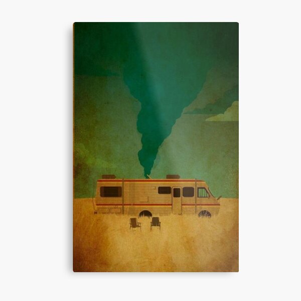 Breaking bad bus Impression métallique