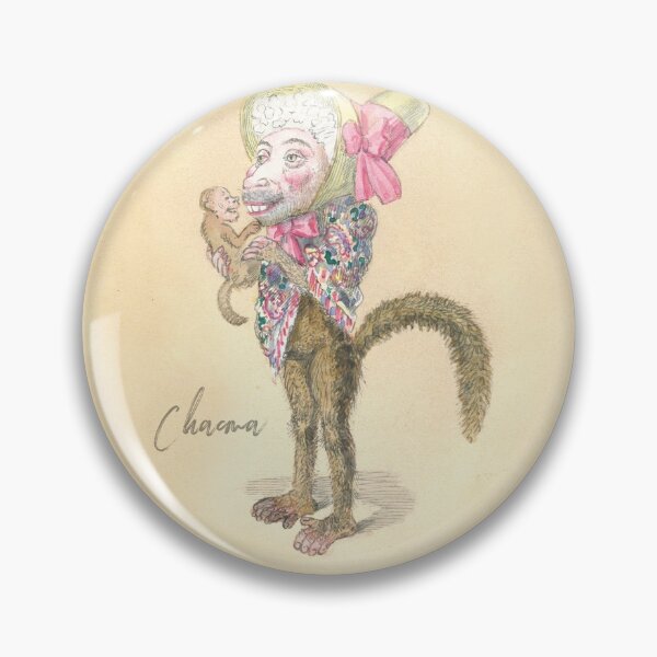 Item preview, Chacma: Big baboon with a baby by Charles Briton circa 1873 designed and sold by ebrawne.