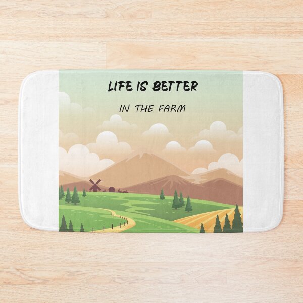 Item preview, life is better in the farm t-shirt design designed and sold by zouhairchnafa.