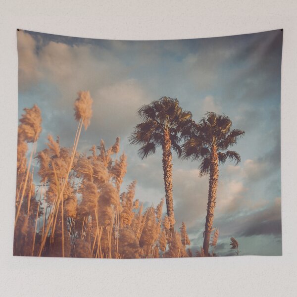 Item preview, Reeds by the Beach - Dramatic Scenery with Palms designed and sold by Vienewi.