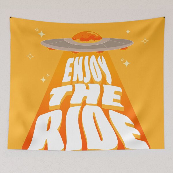 Item preview, "Enjoy the Ride" Alien Spaceship 2 designed and sold by ciderdesign.