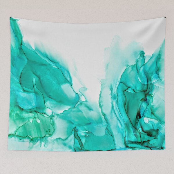 Item preview, Turquoise Flames designed and sold by AmberELamoreaux.