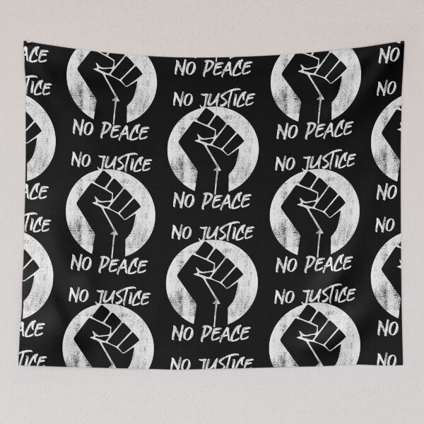 Item preview, No Justice No Peace (distressed design) designed and sold by siggyspatsky.